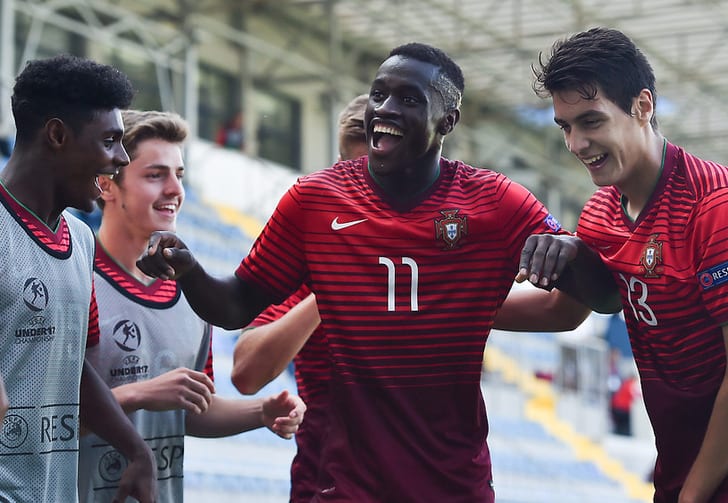 Португальцы празднуют победу, Sportsfile