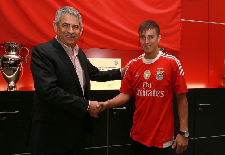 Франко Серви (справа), slbenfica.pt