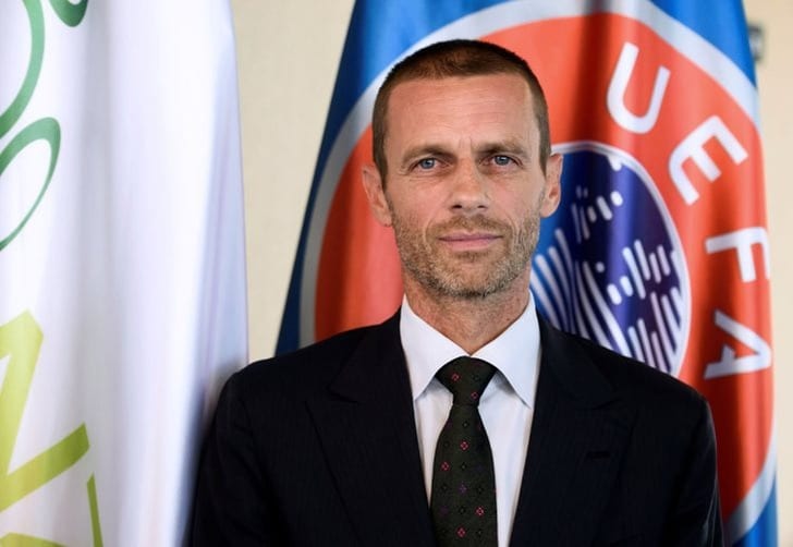 Александер Чеферин; фото: AFP Photo / Юре Маковец