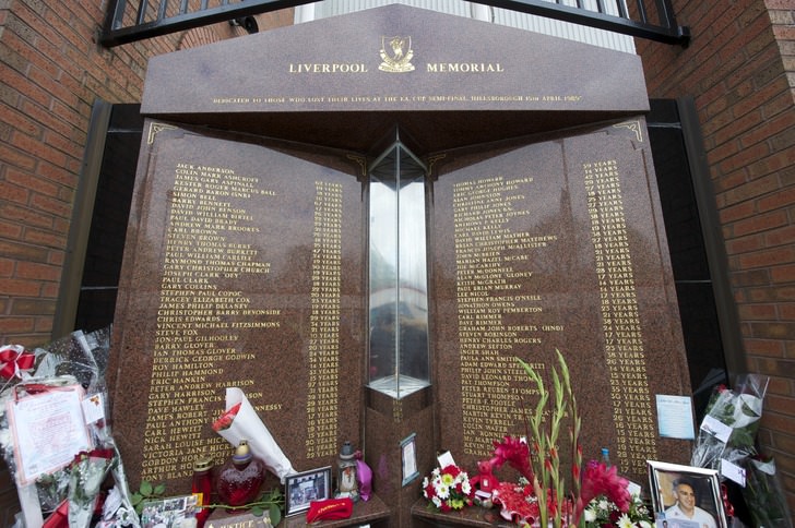 Мемориал жертвам на "Хиллсборо", thisisanfield.com