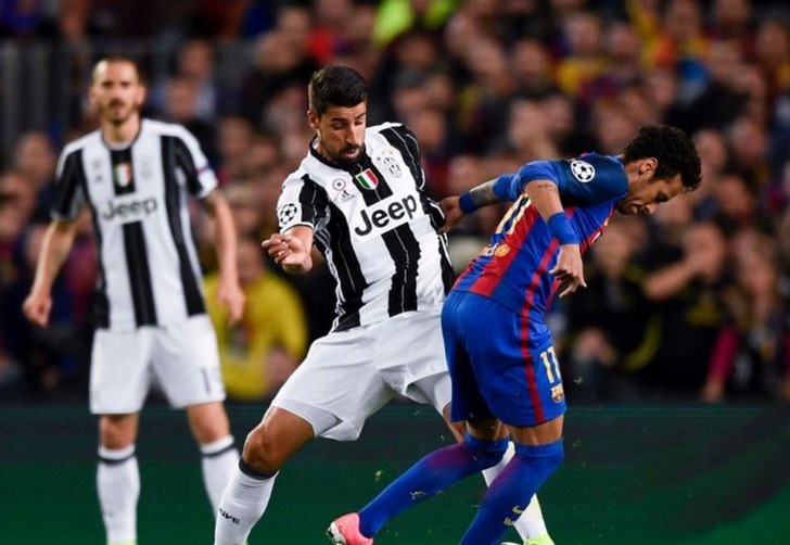 Сами Хедира (слева), juventus.com
