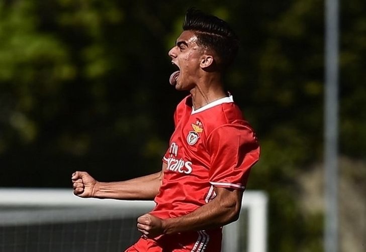 Форвард "Бенфики" Жоау Филипе дважды поразил ворота мадридского "Реала", Sportsfile