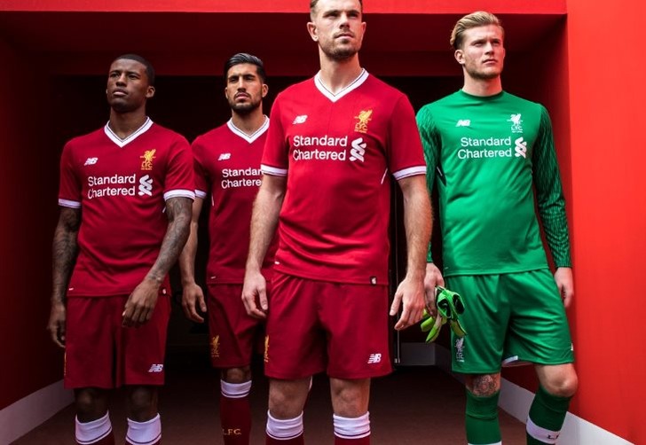 Новая форма "Ливерпуля"; фото: твиттер New Balance Football