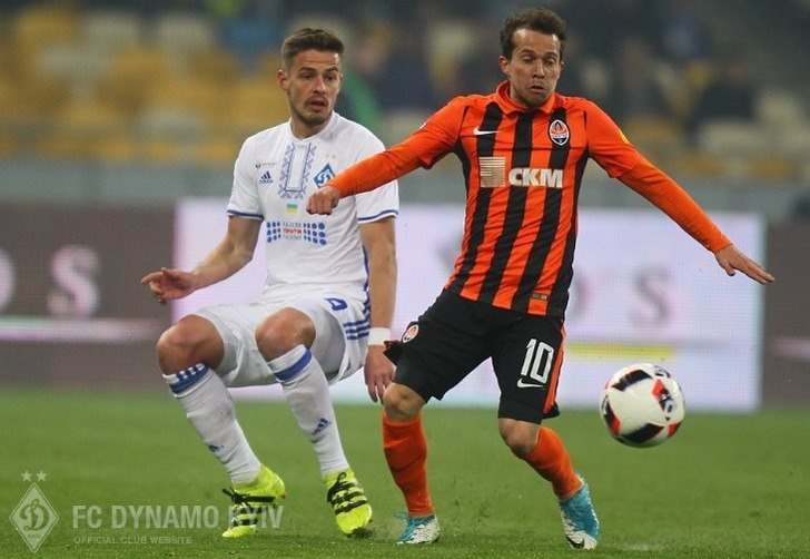 Александар Пантич (слева), fcdynamo.kiev.ua