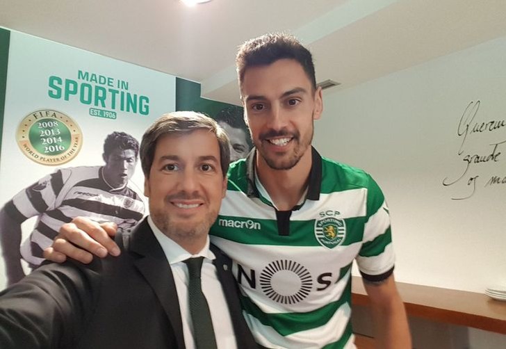 Андре Пинту (справа), sporting.pt