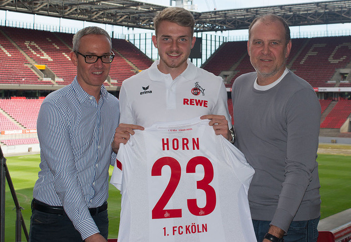 Яннес Хорн (в центре), fc-koeln.de