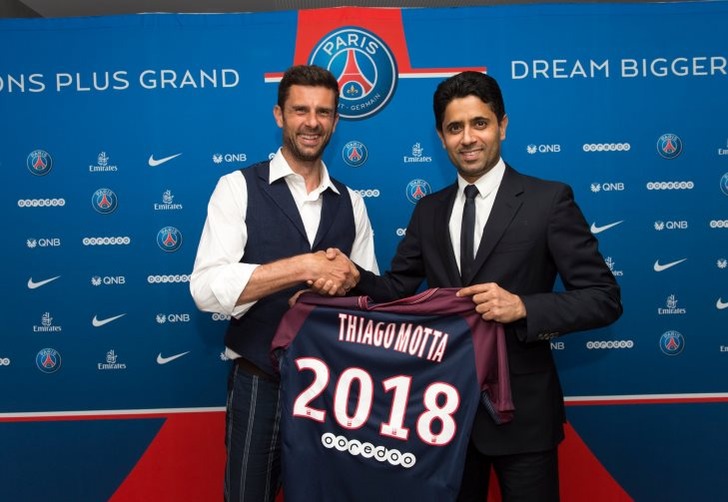 Тиаго Мотта (слева), psg.fr