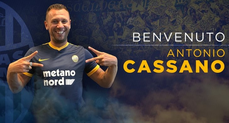Антонио Кассано, hellasverona.it