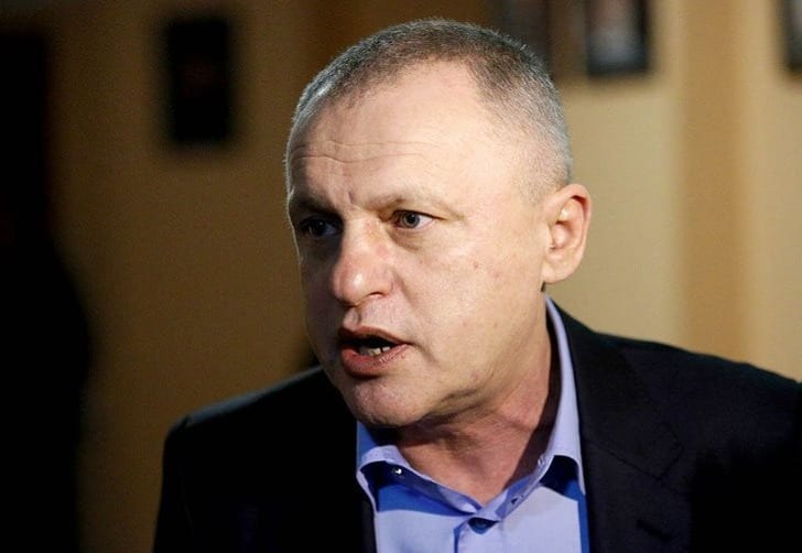 Президент киевского "Динамо" Игорь Суркис; фото: твиттер ФК "Динамо" Киев