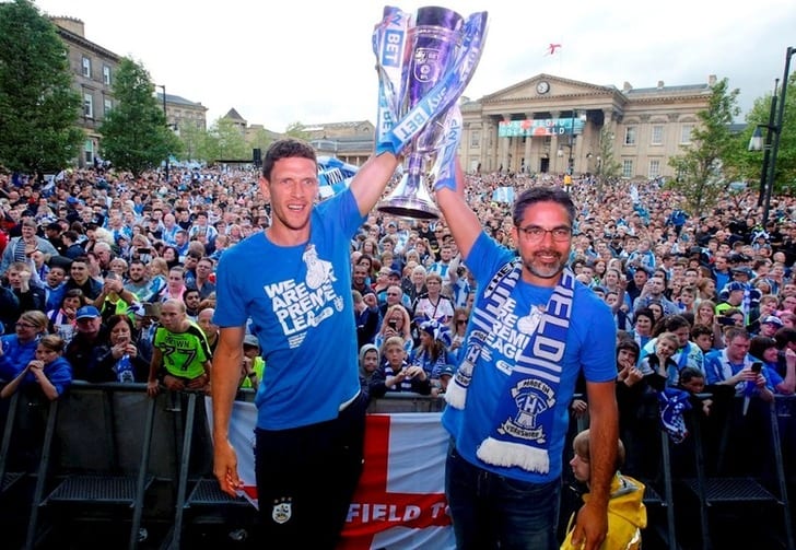 Марк Хадсон (слева), htafc.com