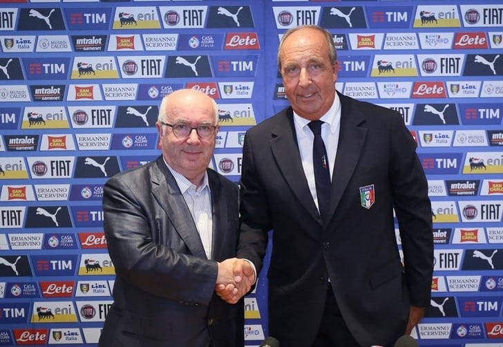 Джампьеро Вентура (справа), twitter.com/FIGC