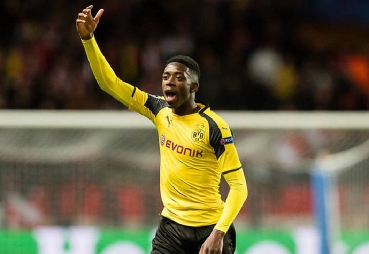 Усман Дембеле (слева), bvb.de