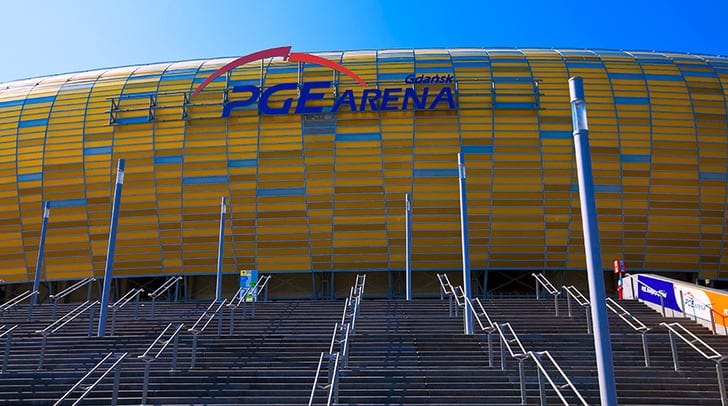 "Арена Гданьск", UEFA