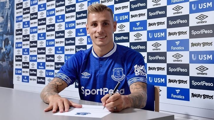Люка Динь, evertonfc.com