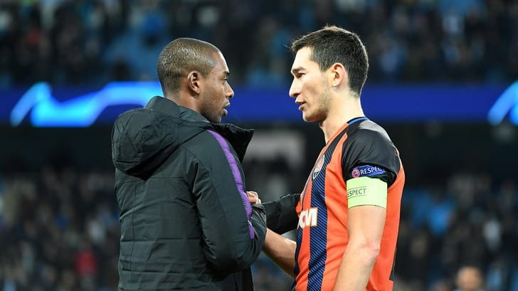 Фернандиньо и Тарас Степаненко, twitter.com/fcshakhtar
