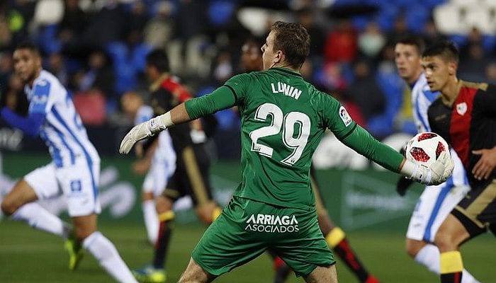 Андрей Лунин, фото LaLiga