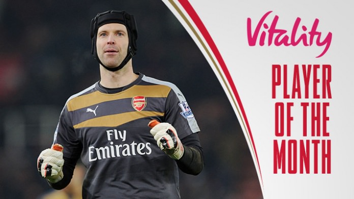 Петр Чех - лучший игрок месяца, arsenal.com