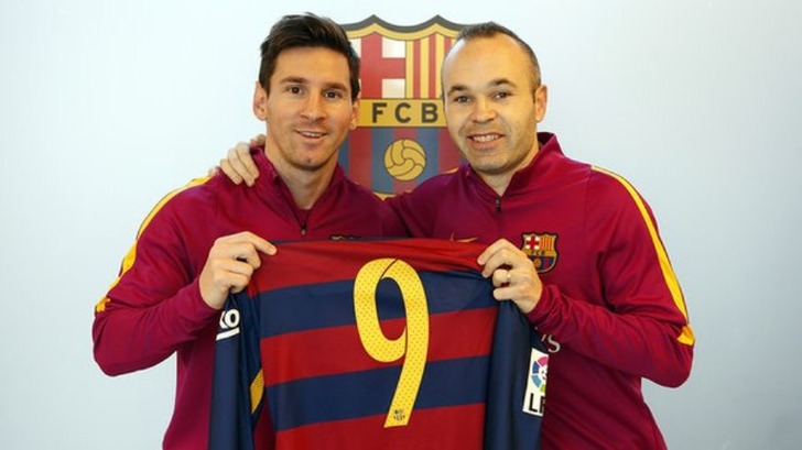 Месси и Иньеста / fcbarcelona.com
