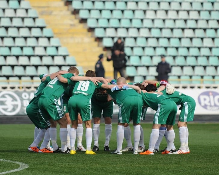 Игроки "Ворсклы" перед матчем, vorskla.com.ua
